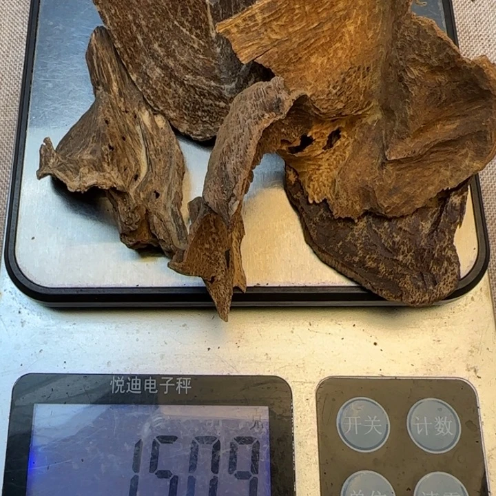 摆件沉香老海南包壳17克