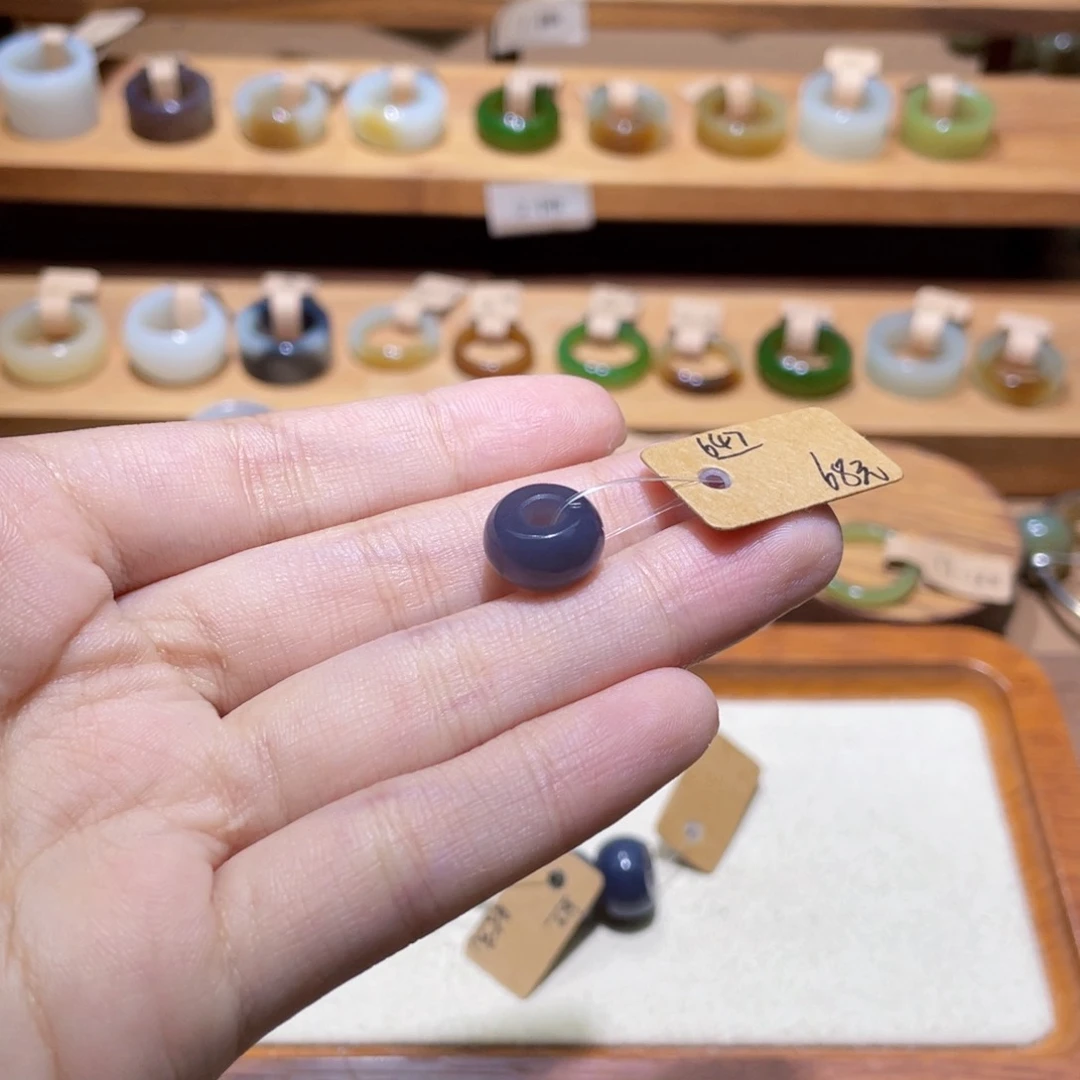 和田玉戒指未镶嵌采****8647