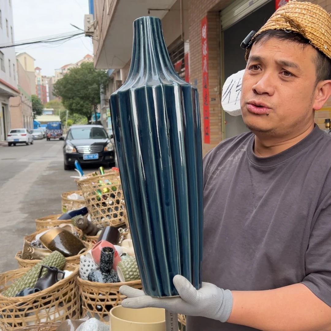 摆件31 号高中低温陶瓷工艺瓶（部分微瑕）