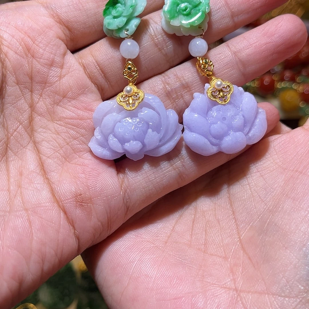 开***喵翡翠未镶嵌颈饰翡翠