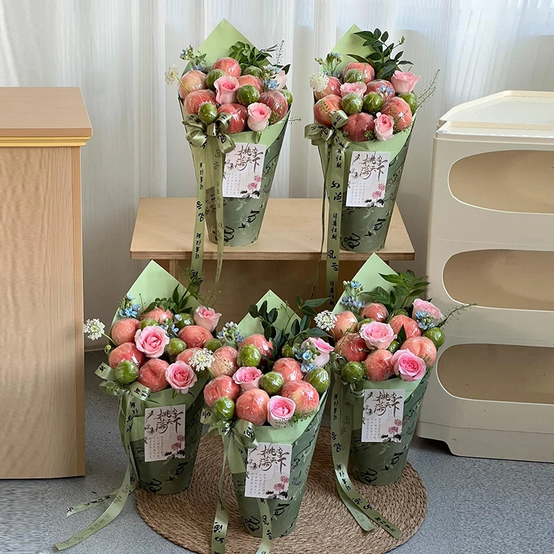 教师节书法纸桃李满天下鲜花包装纸冰淇淋桶花艺花束资材