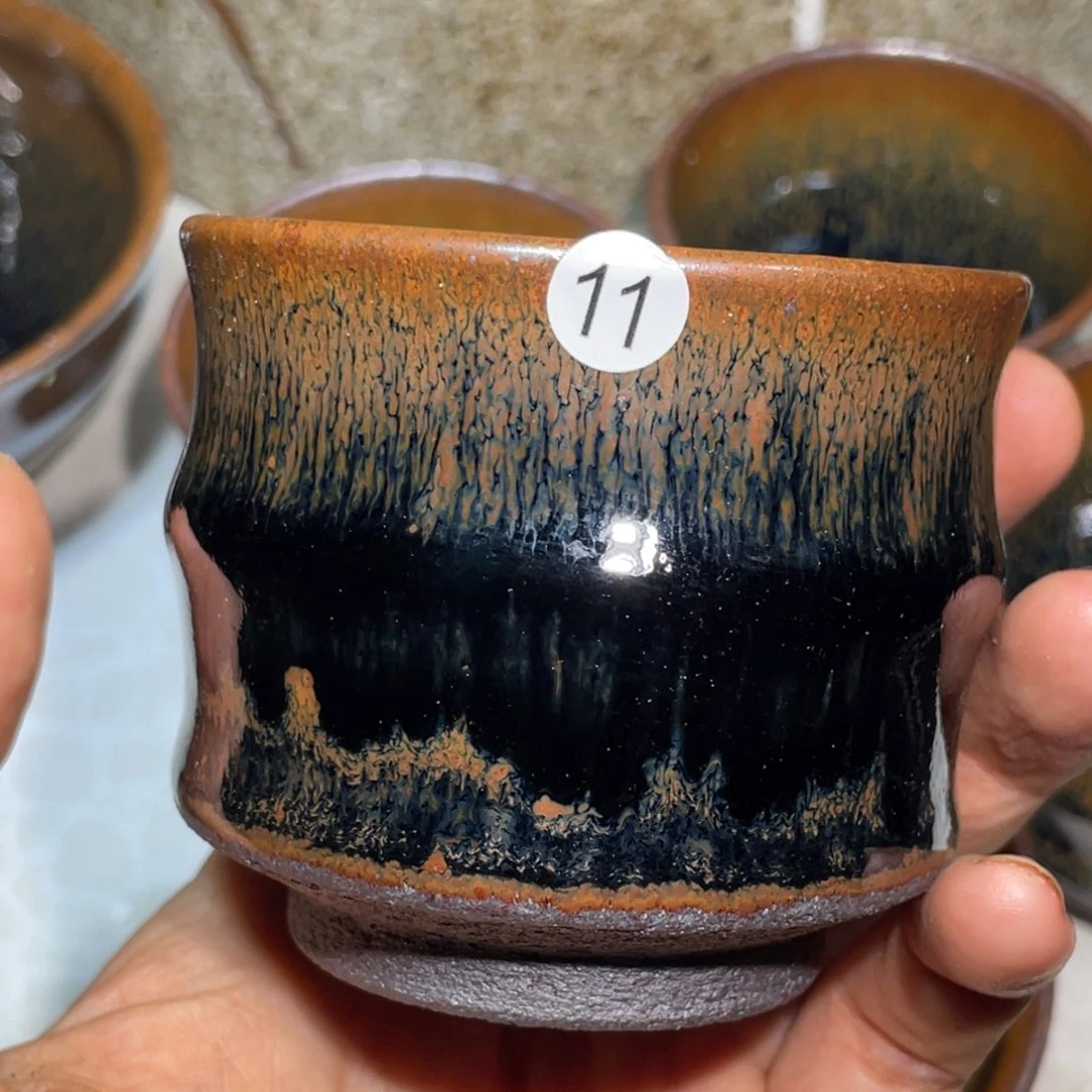 茶盏龙窑柴烧建盏11