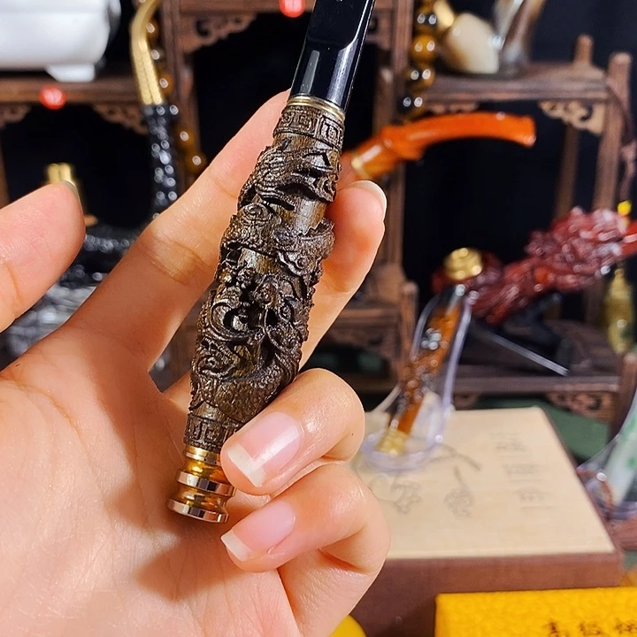 高端定制金丝楠烟嘴
