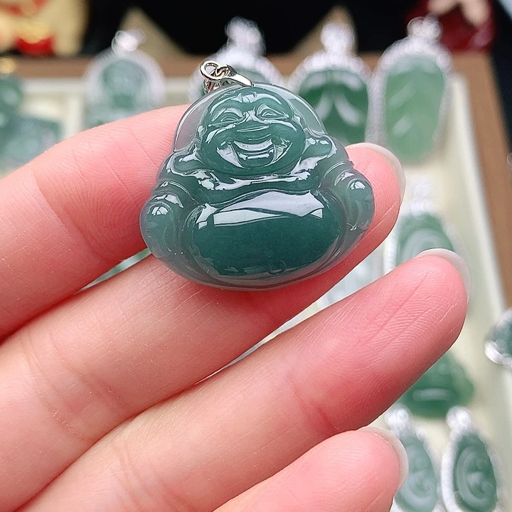 颈饰未镶嵌翡翠吊坠
