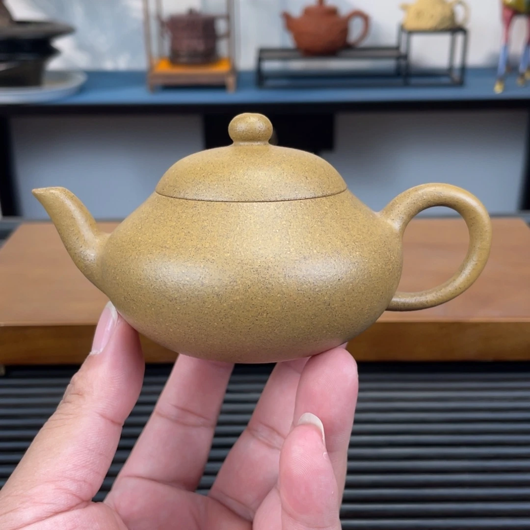 茶壶紫砂青段梨型150cc