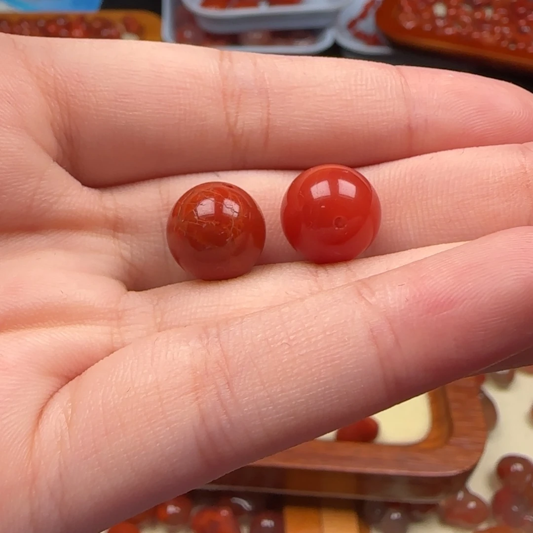 南红玛瑙未镶嵌挂件微瑕不退换