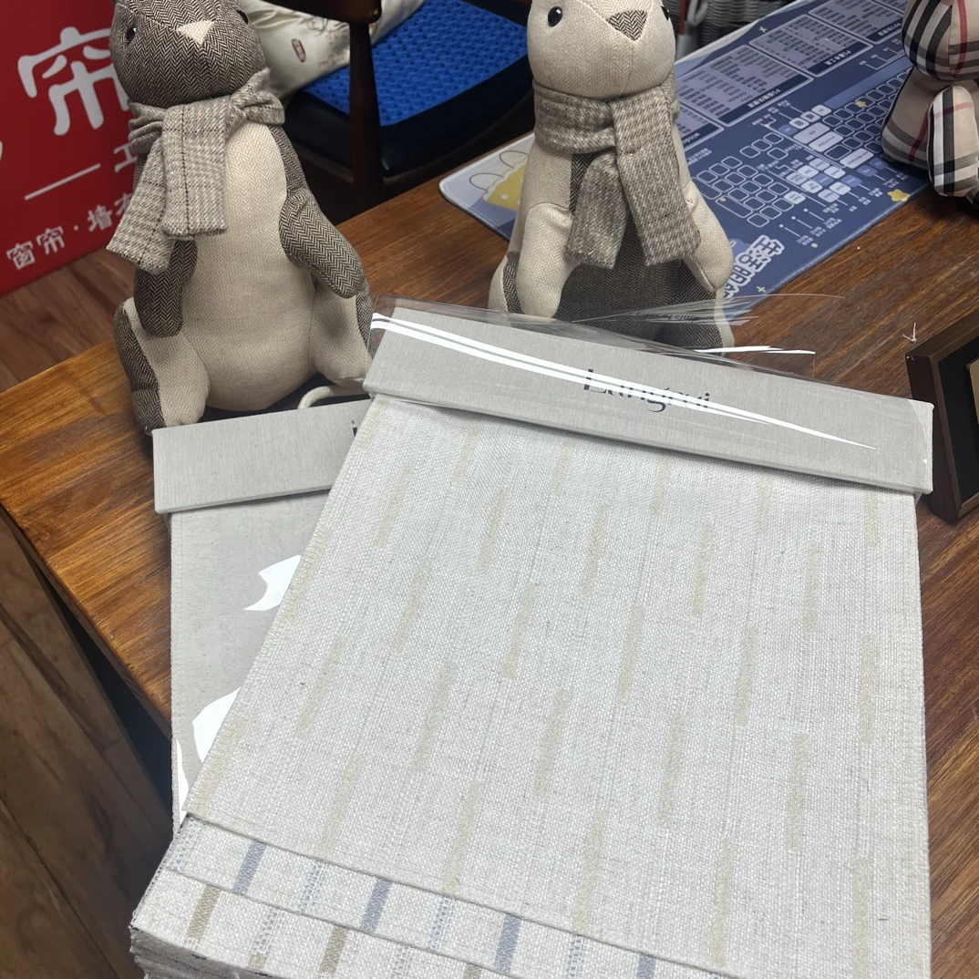 朗瑞棉麻窗帘布艺押金满反不包邮源头工厂