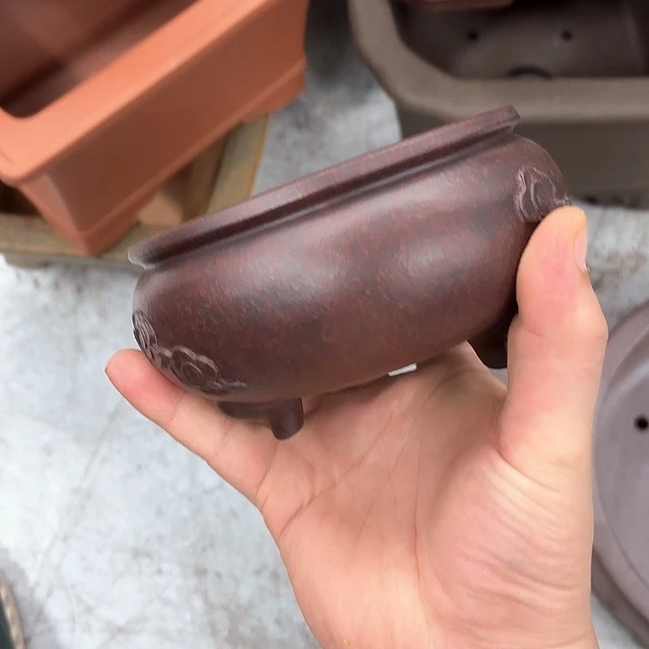 紫砂花盆紫砂的味道真的很