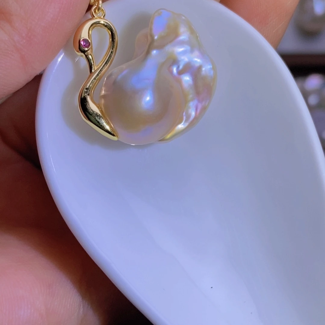 天然淡水珍珠合金淡水珍珠