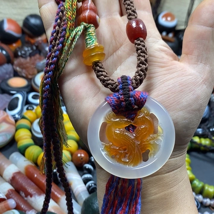 玛瑙/玉髓未镶嵌颈饰