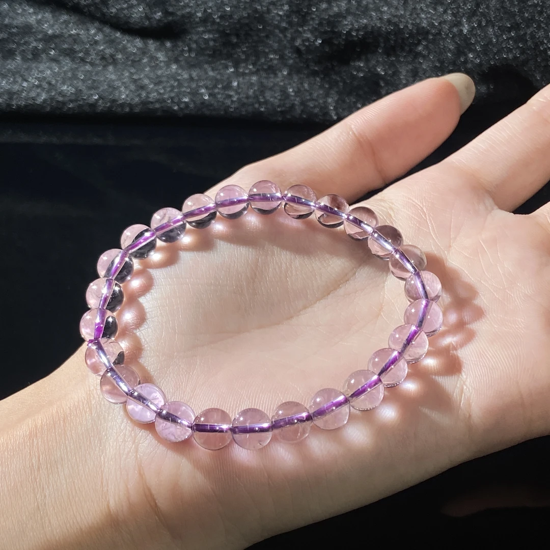 【星浩好物】紫水晶手串13-QT36L24【多样性发一件】7mm+