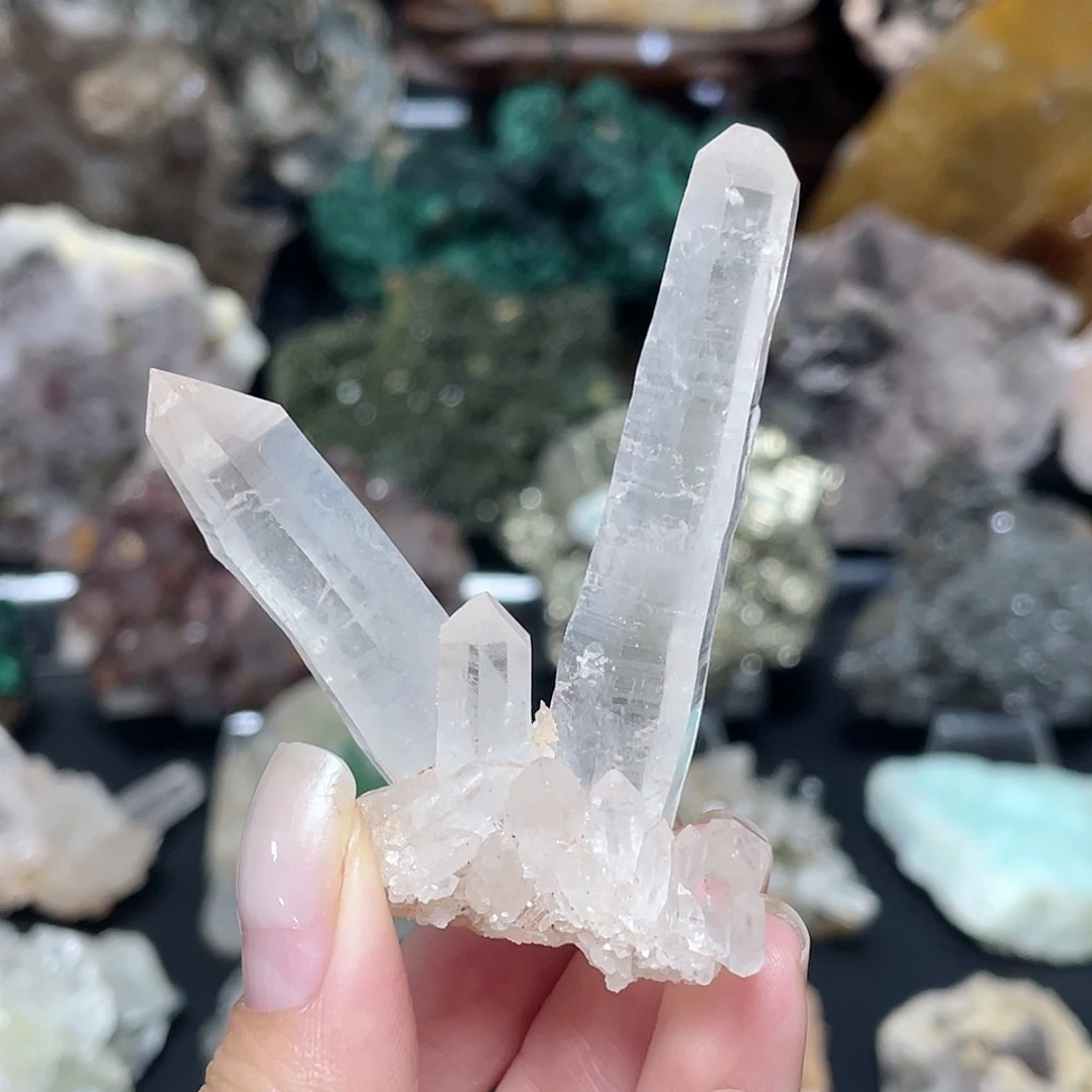 水晶晶簇萤石（处理）