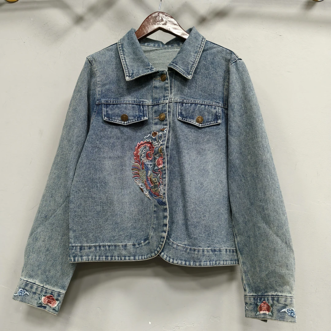 1553#新款时尚女装牛仔上衣