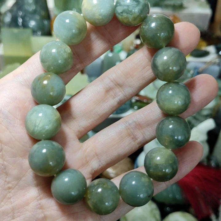 岫玉未镶嵌手串款式
