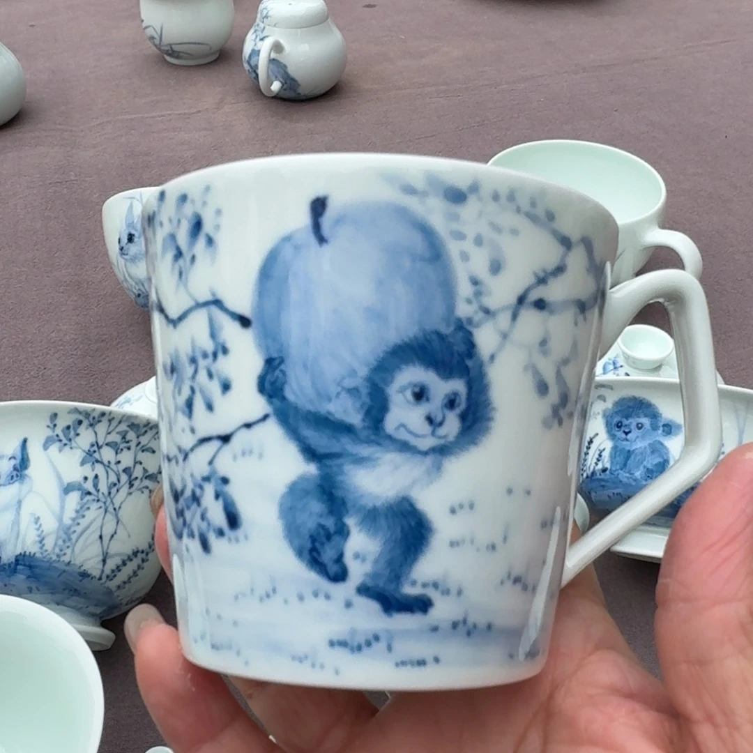 景德镇陶瓷手绘杯杯杯