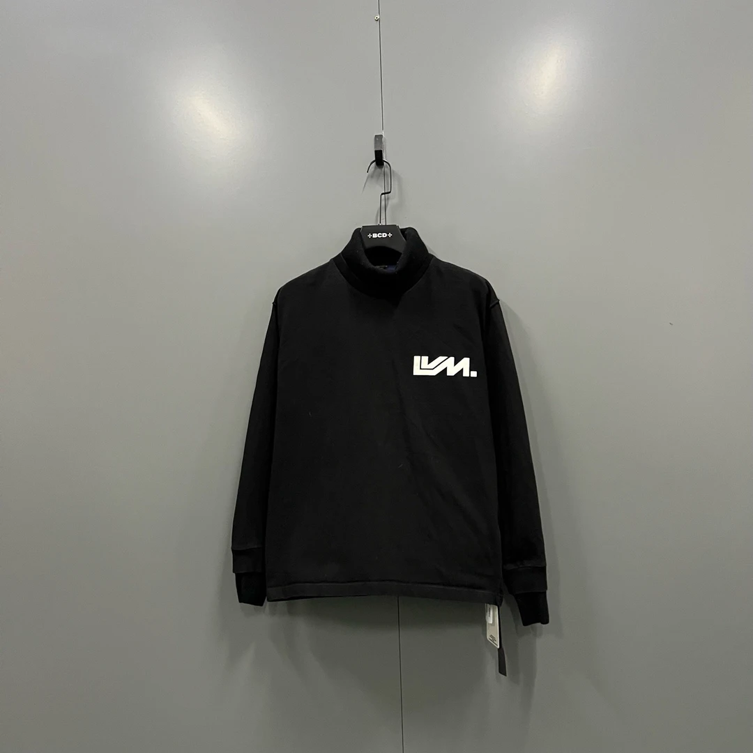 95新 LouisVuitton/路易威登 (ll) 黑色罗纹修身长袖 M码/019310