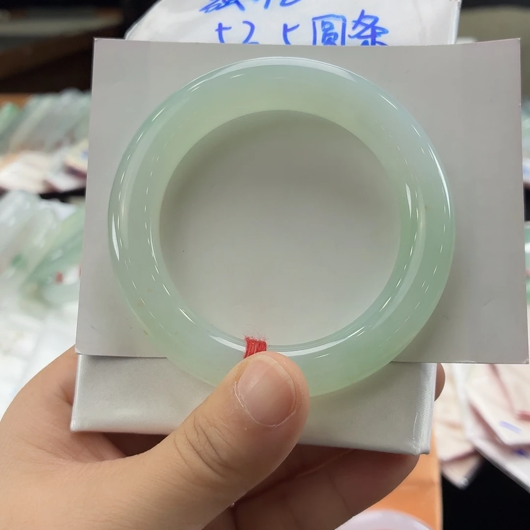 翡翠未镶嵌手镯13号