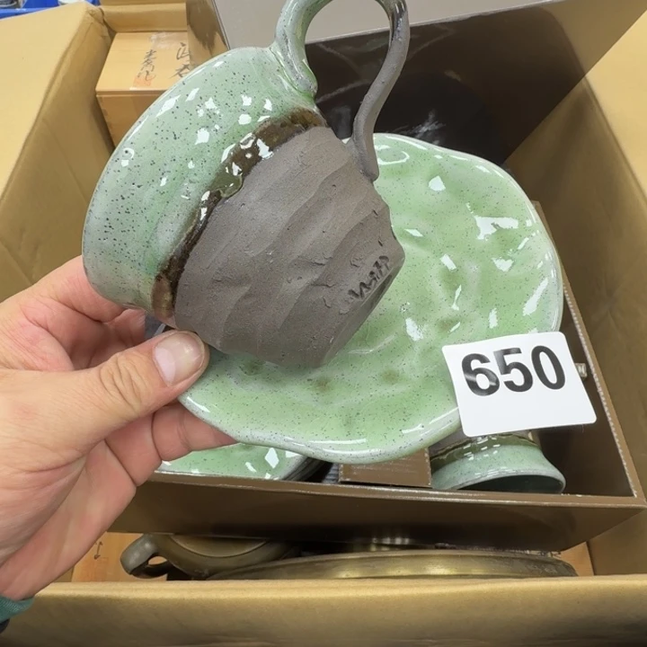 瓷片工艺品摆件瓷器摆件666