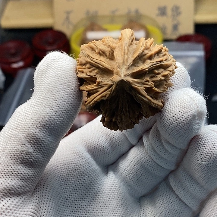 放***牛吊坠文玩核桃瑕疵不退不换
