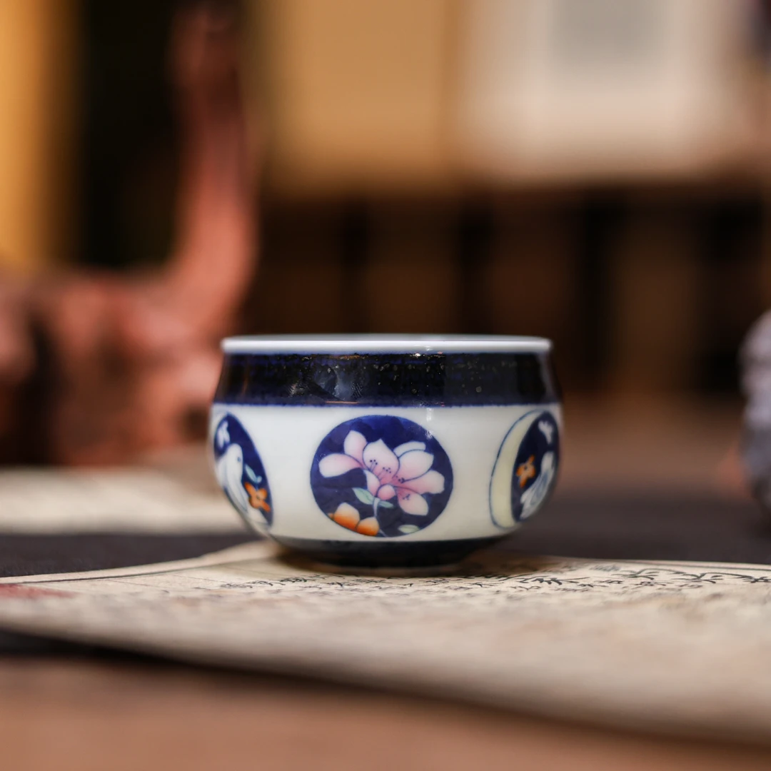 纳兰 花好月圆禅定杯（卓君S0295）