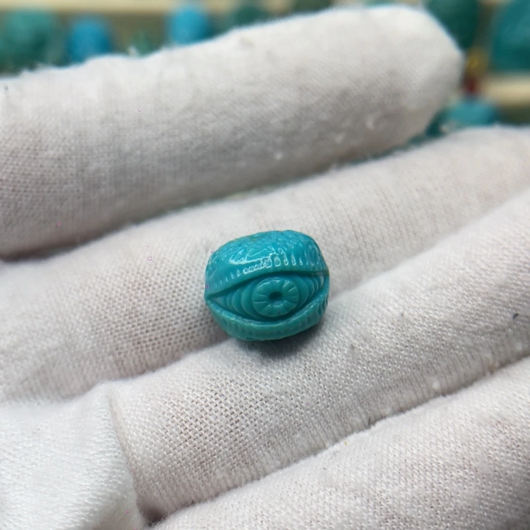 绿松石未镶嵌颈饰卡12.5-10