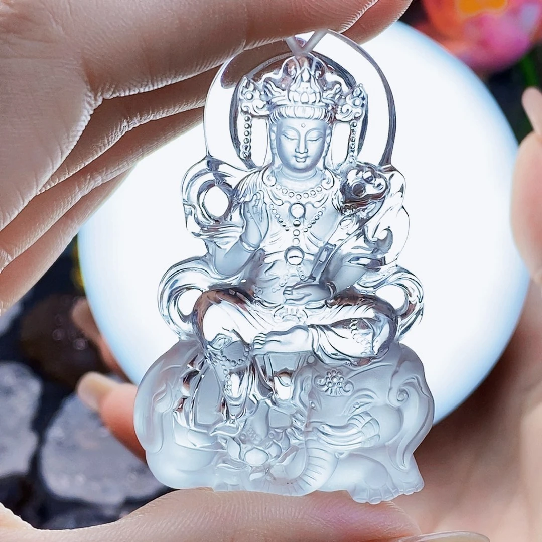 静***心颈饰未镶嵌水晶吊坠