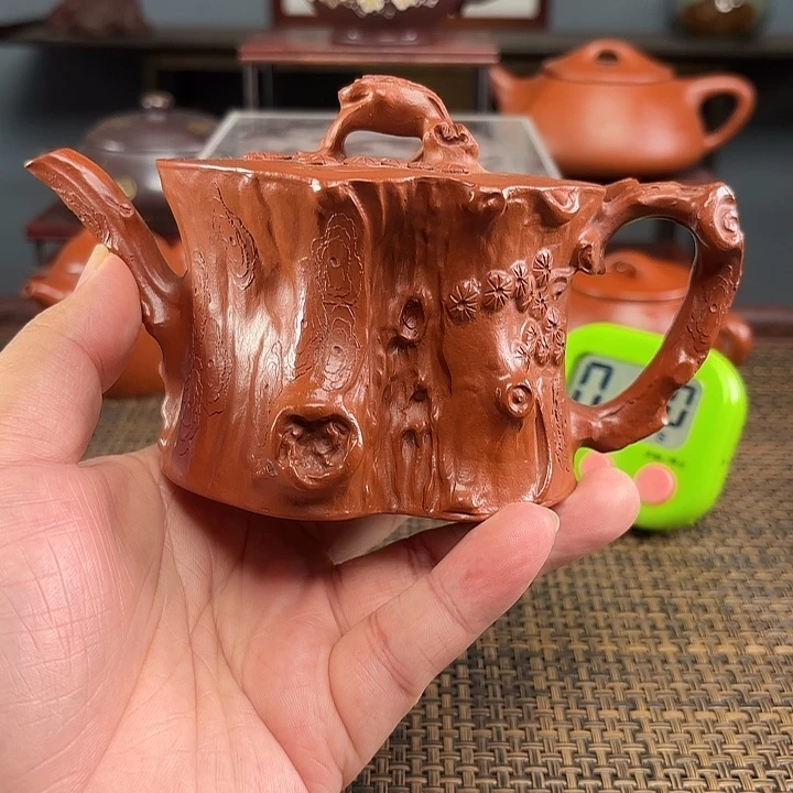 漫***夜茶壶紫砂宜兴原矿泥料手工紫砂壶