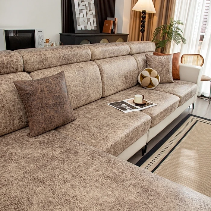 弹力轻奢简约沙发笠全盖高档皮沙发套沙发垫真皮