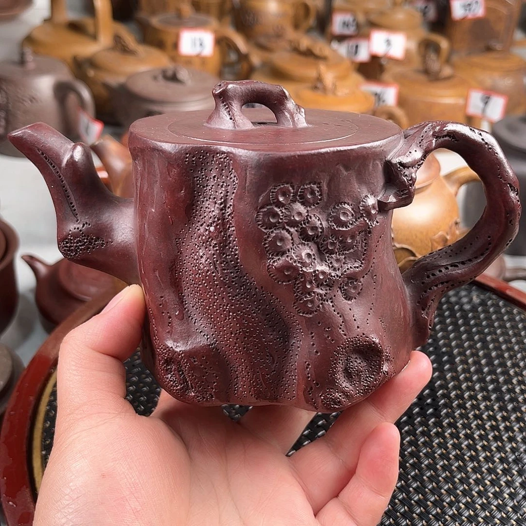 紫泥茶壶宜兴紫砂