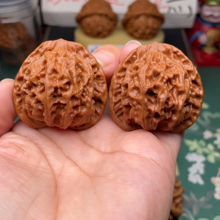 【闪购商品】把件文玩核桃40鹤渡岭公子帽