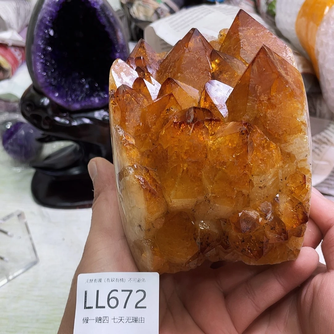 水晶天然水晶家居摆件未镶嵌王*太