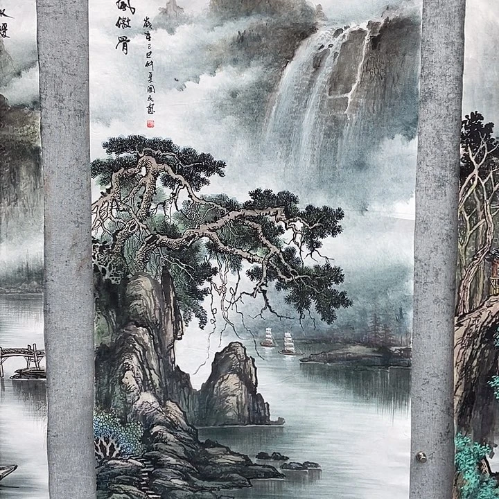 国画6****6绘画作品周国民画芯