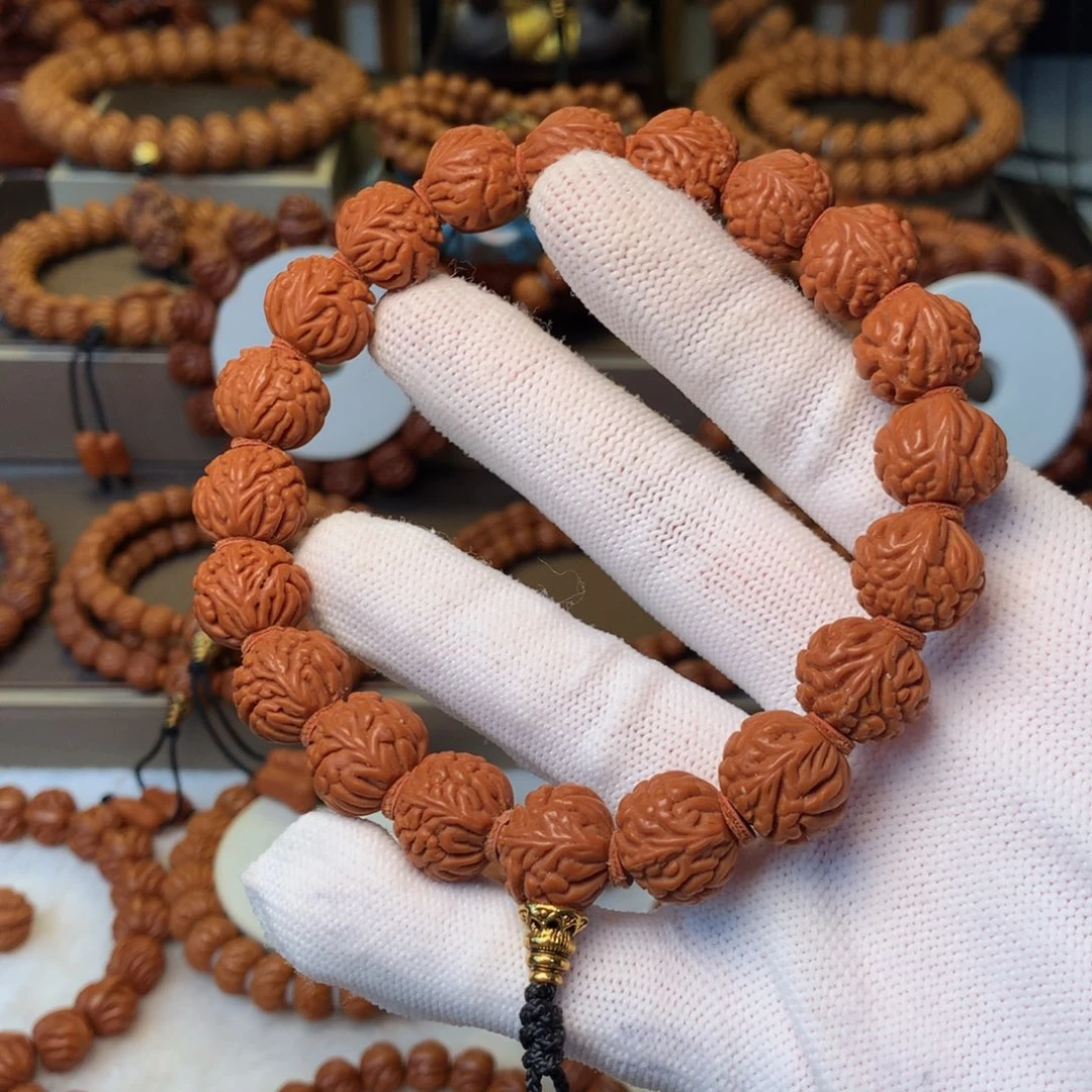 手串桃核秦岭龙纹