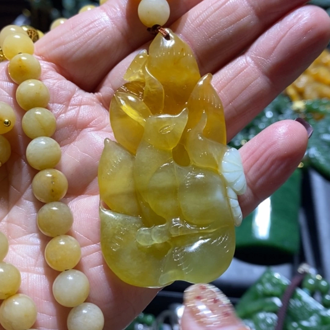 【闪购商品】蛇纹石玉毛衣链未镶嵌