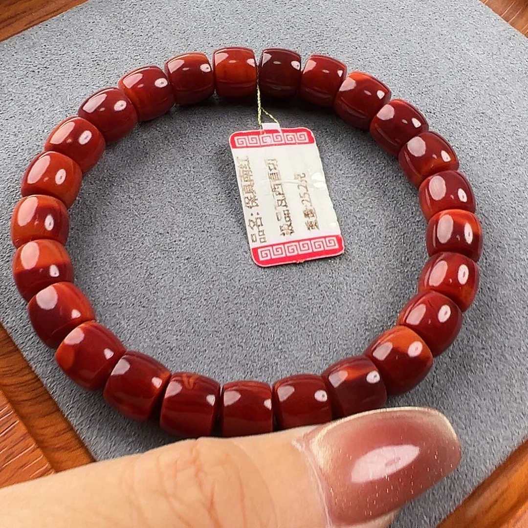 南红玛瑙手串未镶嵌