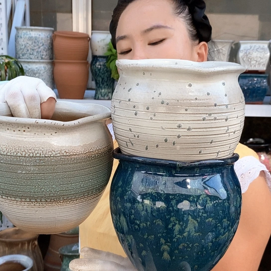 花盆紫砂正品口16高15