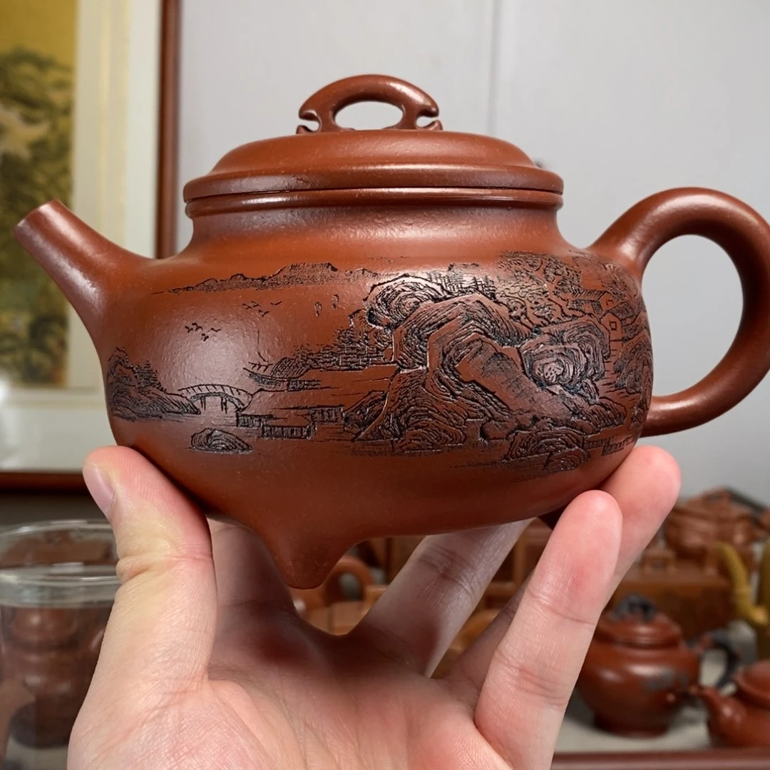 茶壶紫砂原矿泥料传统工艺制作
