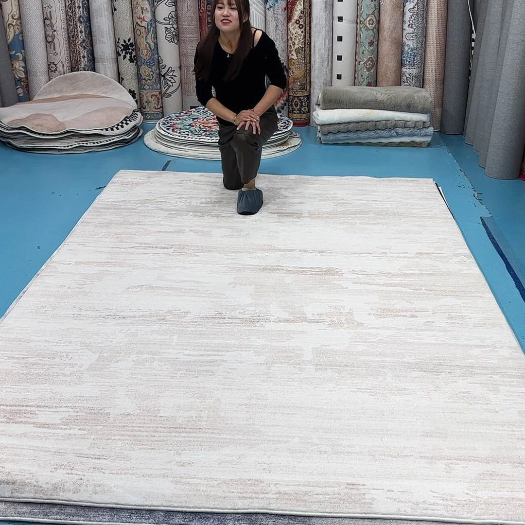 混纺200×300误差±1-3cm精编细砂仿羊绒棉布底微瑕