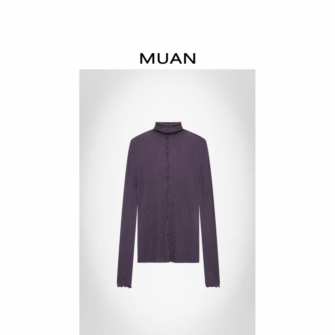 木岸MUAN：《设计师打底》“设计师系列”定制长袖打底上衣女D-DG3-142