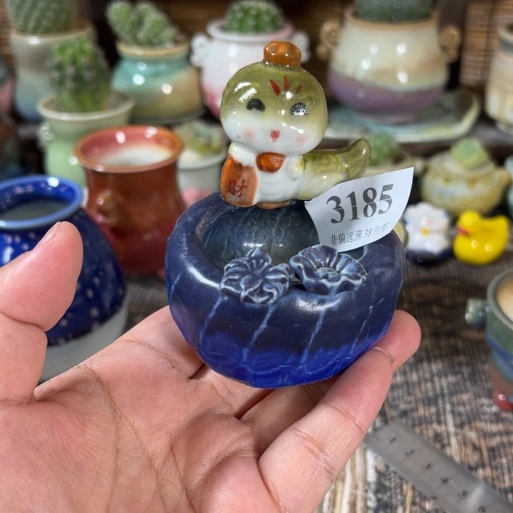 口4 手工花盆满30包邮