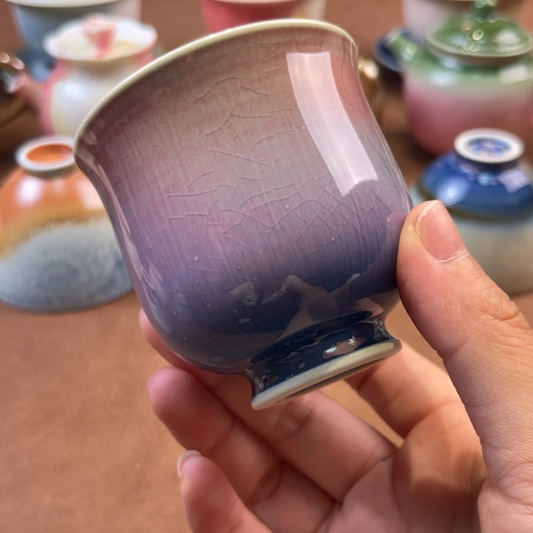 手工制作窑变茶器