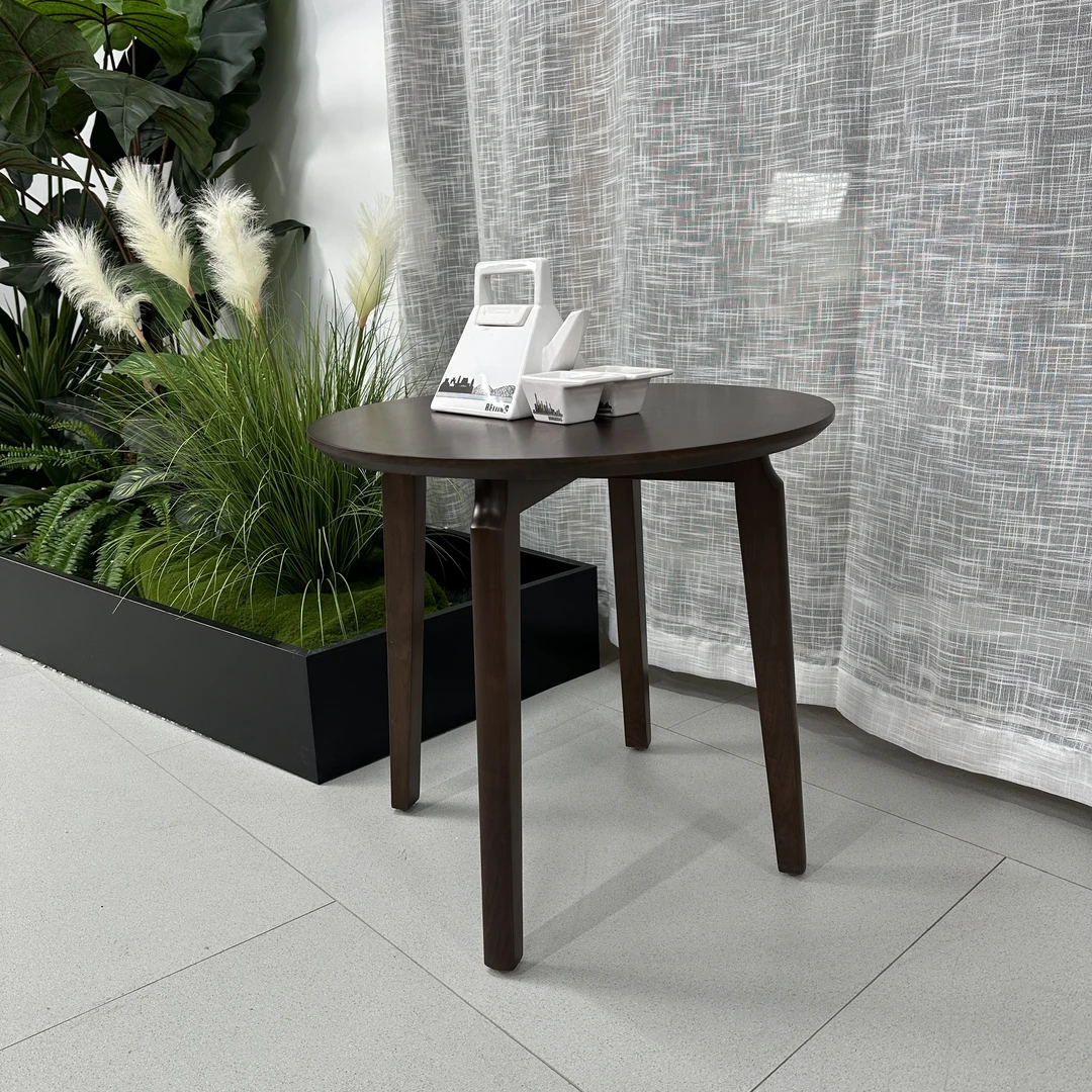 【福利产品】K-602 胡桃木小桌 创意简约阳台圆形 百搭款式