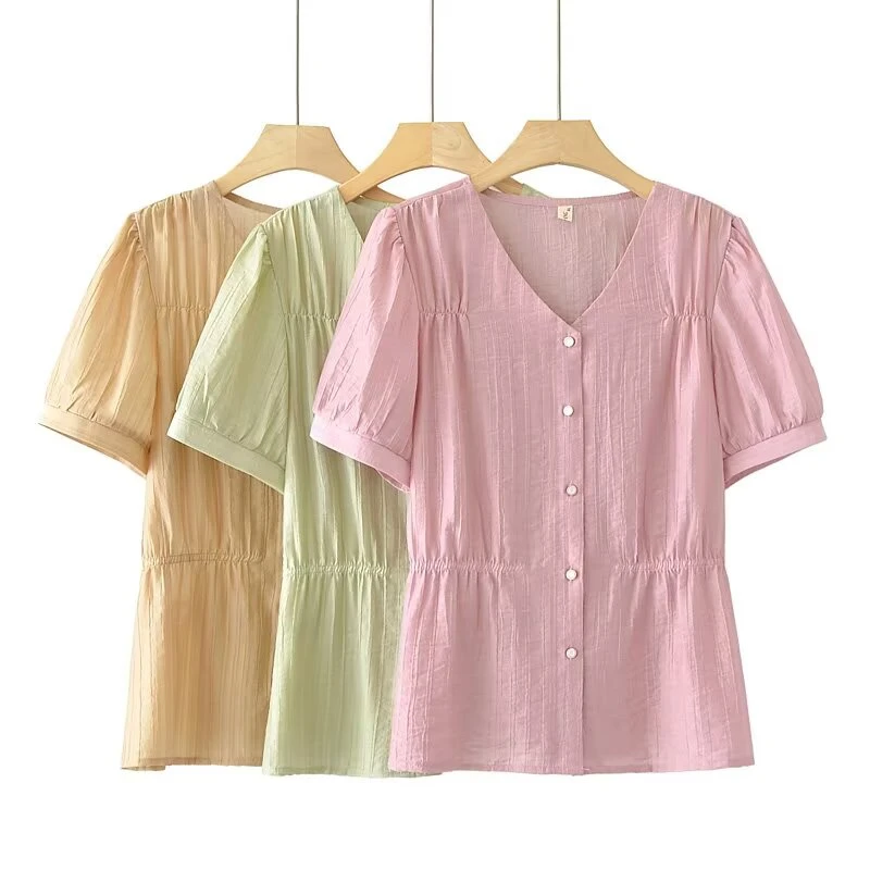 2025夏季新款女士大码衬衫120-200洋气时尚宽松显瘦遮肉百搭可晴
