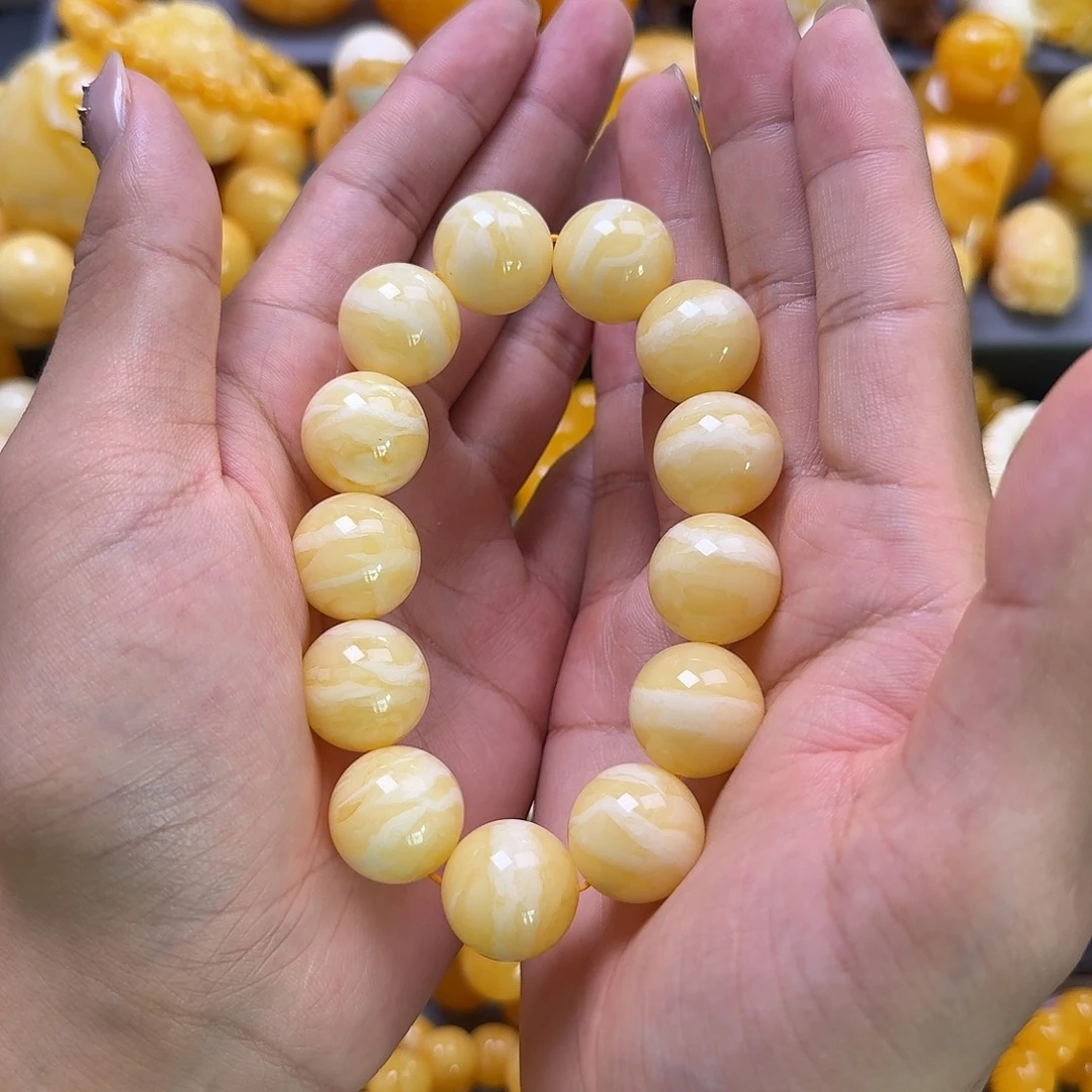 未镶嵌蜜蜡珠宝奇石同料18mm