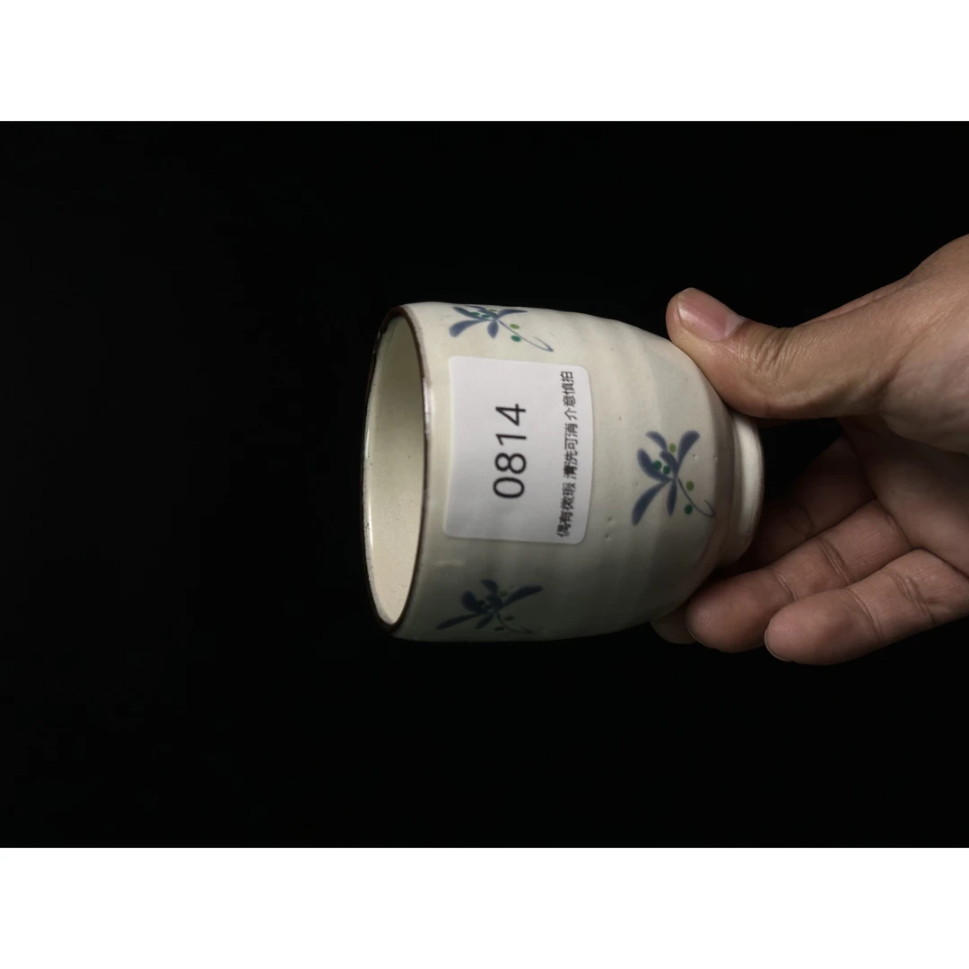 0814号全网孤品高端中古日瓷回流 香兰社 深川制 九谷 濑户烧古董