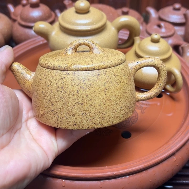 茶壶紫砂宜兴原矿金丝楠木
