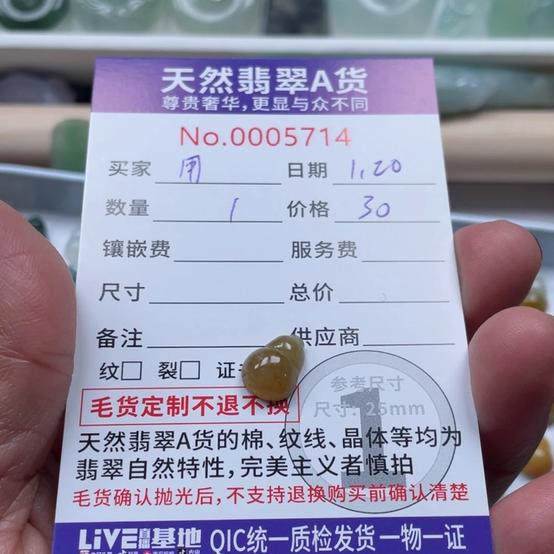 翡翠颈饰未镶嵌用***7