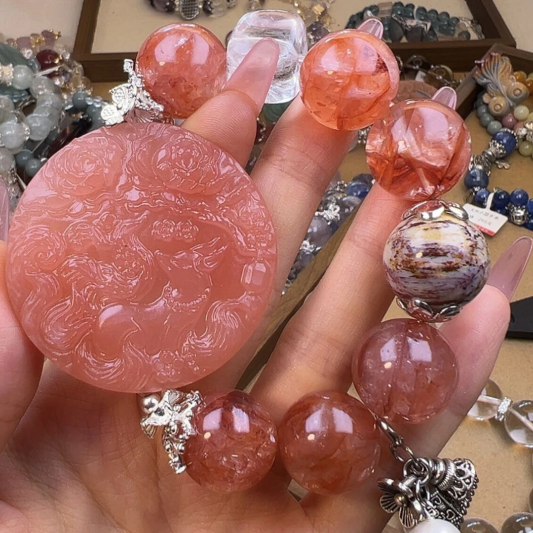 举****水晶手串合金水晶