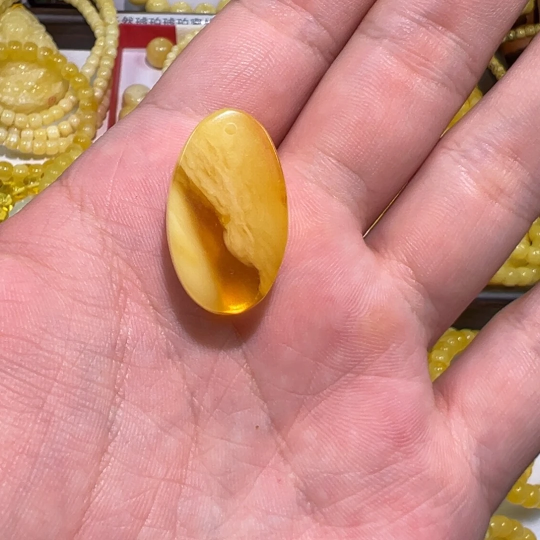 裸石蜜蜡未镶嵌小牌子