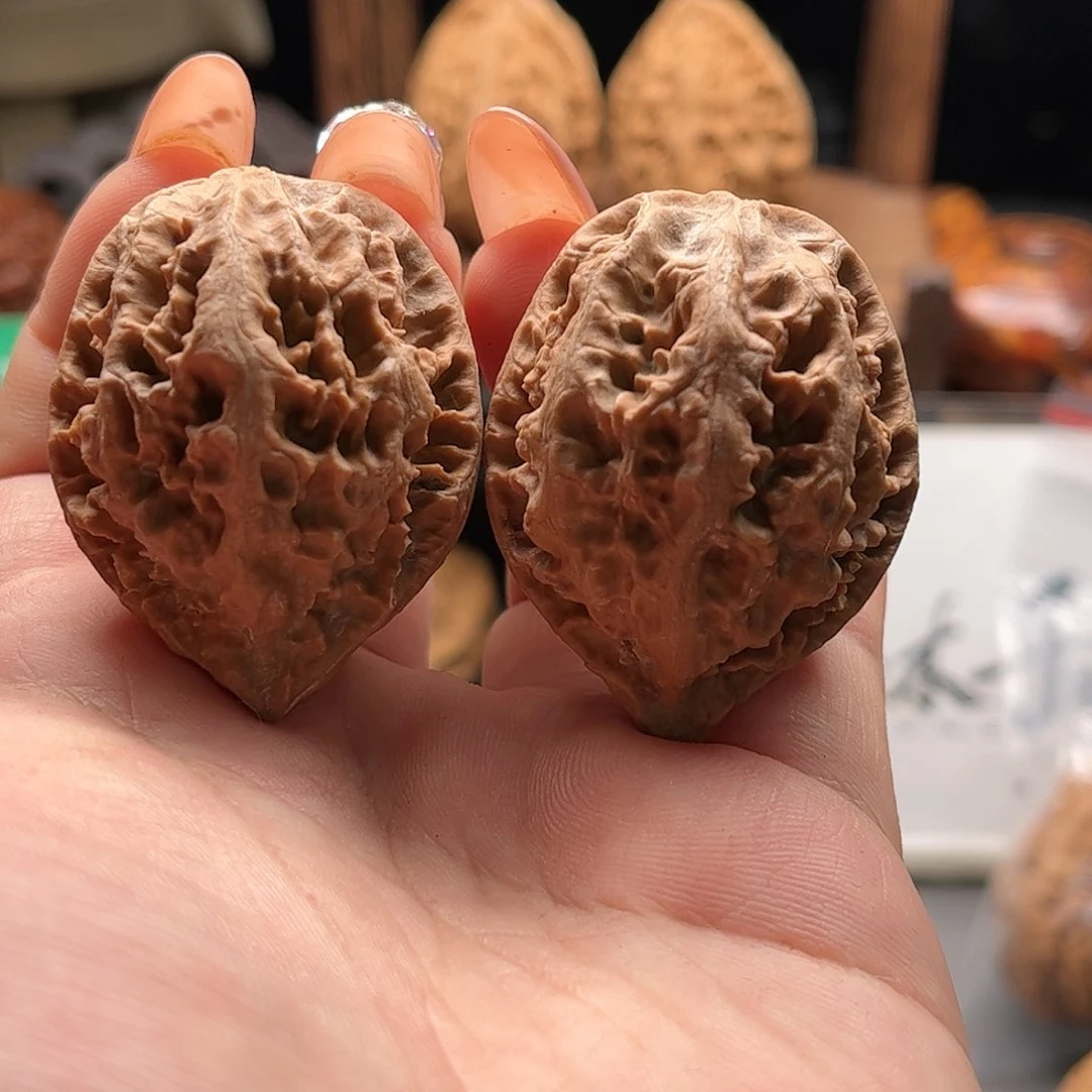 文玩核桃把件关东木子家楸大胖92